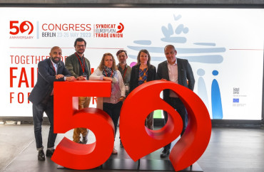 Syndex Team and Laurent Berger at ETUC 2023 Congress